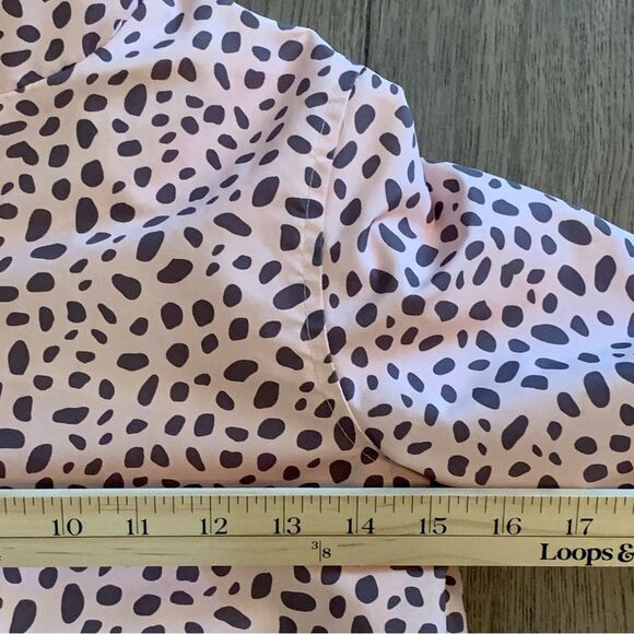 M2C Coat girls size 4/5 pink gray animal print rain windbreaker jacket. - Picture 12 of 16
